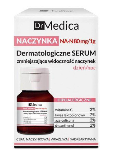 Bielenda Capillary Skin Serum do Twarzy na Zaczerwienienia na Dzień i na Noc 30ml