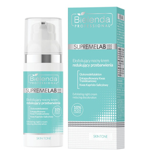 Bielenda Professional Supremelab Exfoliating Cream to Reduce Hyperpigmentation Night 50ml