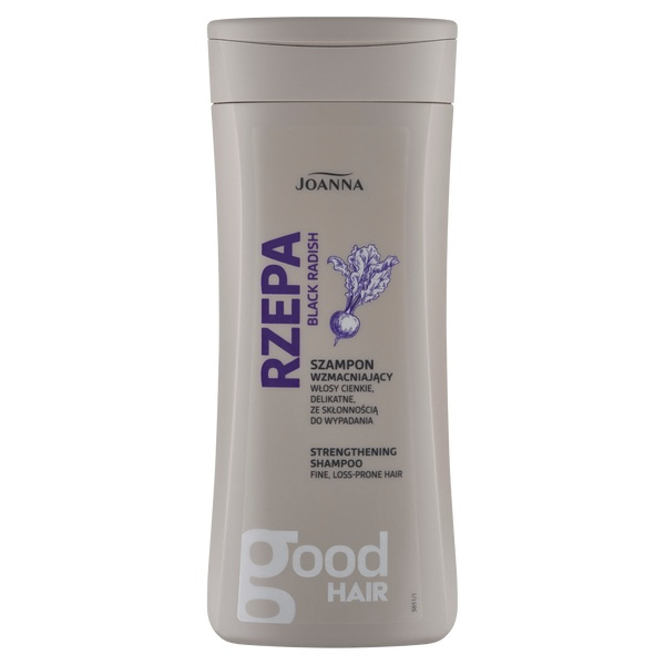 Joanna Black Radish Strengthening Shampoo for Thin Delicate Hair 200ml