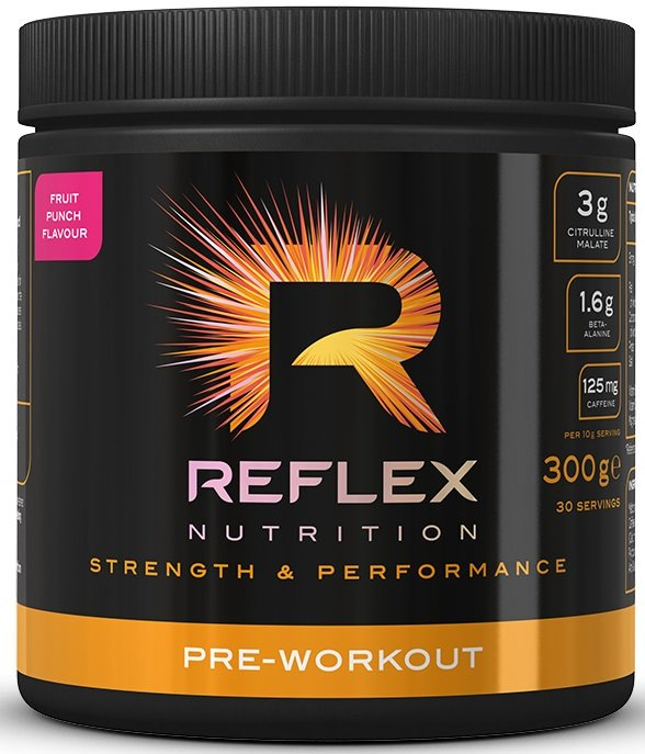 Reflex Nutrition Pre-Workout, Fruit Punch - 300g