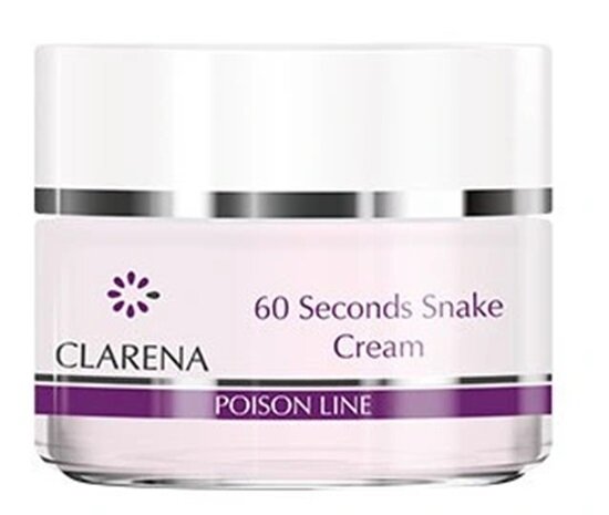 Clarena Poison Line 60 Seconds Luxury Anti-Wrinkle Snake Venom Cream for Mature Skin 50ml