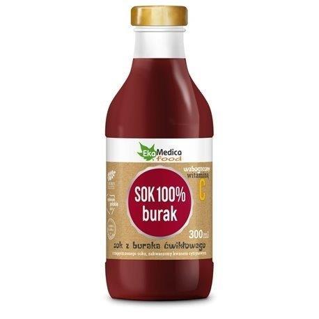 EkaMedica Natural 100% Beetroot Juice without Added Sugar 300ml