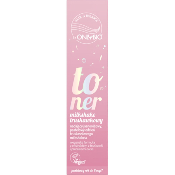 OnlyBio Hair in Balance Toner Truskawkowy Milkshake 100ml