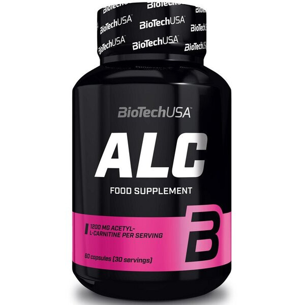BioTechUSA ALC Acetyl L-Carnitine with Zinc For Fatty Acid Metabolism 60 Caps
