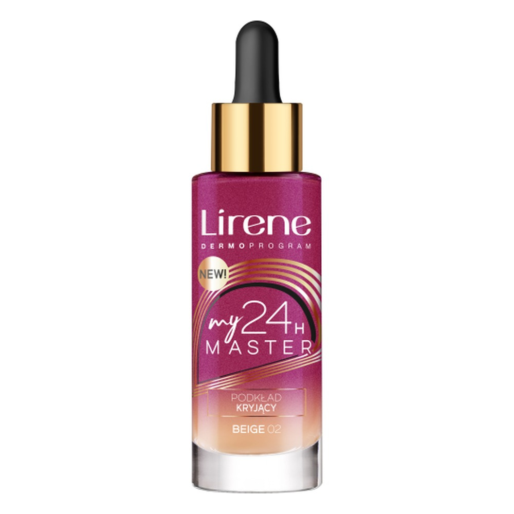 Lirene My 24H Master Covering Foundation No. 02 Beige 30ml