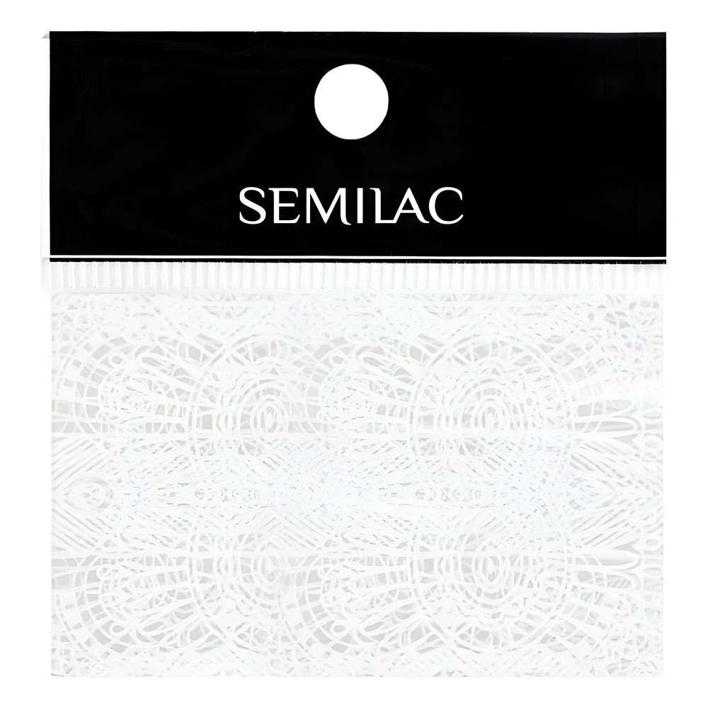 Semilac Nail Transfer Foil White Lace 16