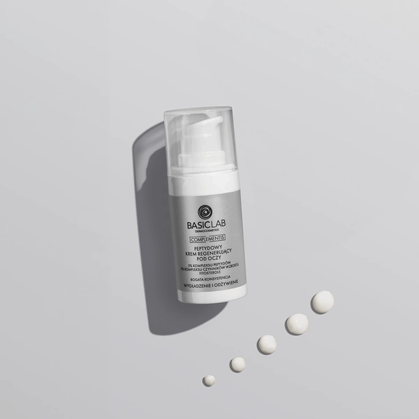 BasicLab Dermocosmetics Complementis Peptydowy Regenerujący Krem pod Oczy 15ml