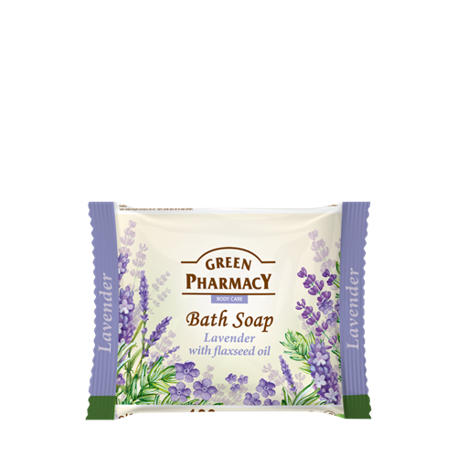 Green Pharmacy Lavender and Linseed Oil Bar Soap 100g