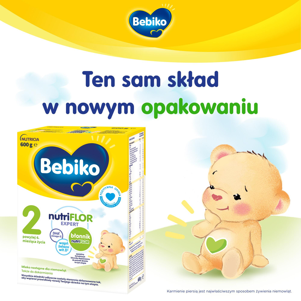 Bebiko NutriFlor Expert 2 Follow-up Milk for Babies over 6 Months Old 600g