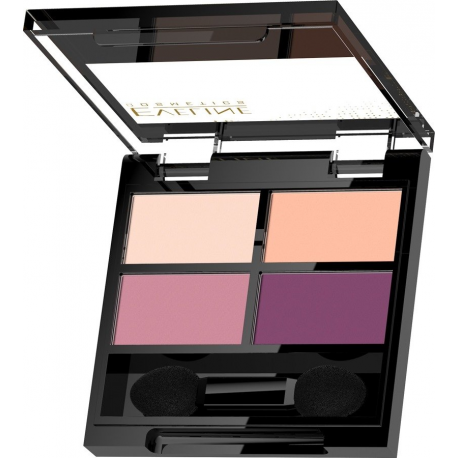 Eveline Quattro Professional Eyeshadow Palette Cienie do Powiek z Aplikatorem Nr 03 3.2g