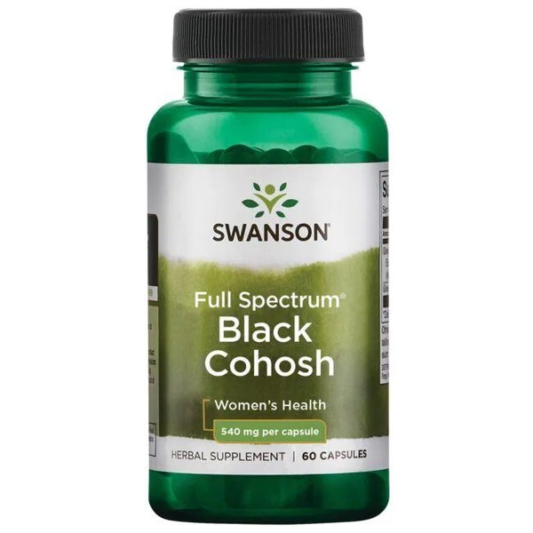 Swanson Full Spectrum Black Cohosh 540mg 60 Kapsułek