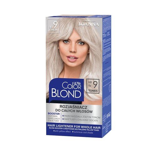 Joanna Ultra Color Blond Rozjaśniacz do Całych Włosów do 9 Tonów 1 Sztuka