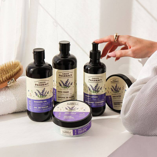 Green Pharmacy Body Lotion Lavender and Flax Oil 400ml