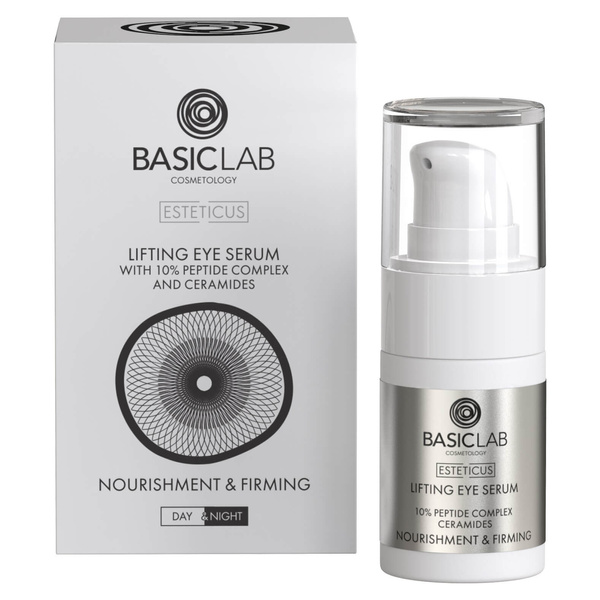 BasicLab Esteticus Lifting Eye Serum 10% Peptide Complex 15ml