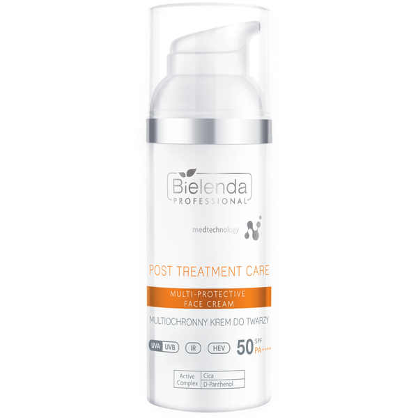 Bielenda Professional IS Post Treatment Multi Protective Face Cream SPF 50 with CICA 50ml