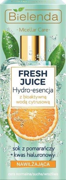 Bielenda Fresh Juice Nawilżająca Hydro Esencja do Twarzy Orange Hyaluronic Acid 110m