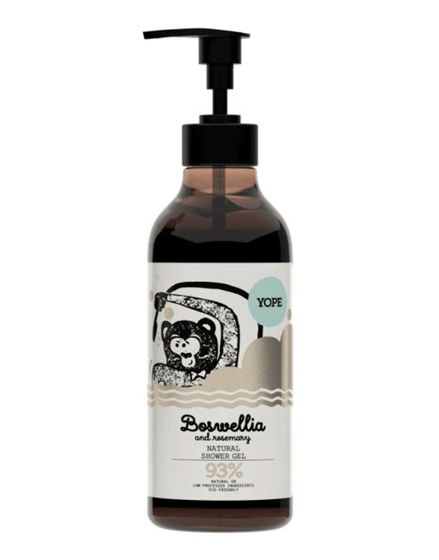 Yope Kadzidłowiec Rozmaryn Żel Pod Prysznic Ujędrnia Łagodzi Podrażnienia 400ml