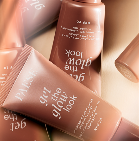 Paese Get The Glow Look Wielozadaniowy Podkład Rozświetlający Nr 3N Warm Beige SPF20 30ml
