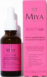 Miya Beauty Lab Smoothing Serum with Anti-Aging Complex 5% for All Skin Types 30ml