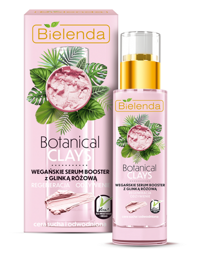 Bielenda Botanical Clays Vegan Serum Booster z Glinką Różową 30ml