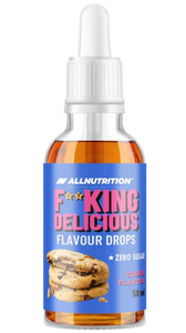 Allnutrition Fitking Delicious Flavour Drops Krople Smakowe Ciasteczkowe do Nadawania Smaku Potrawom 50ml