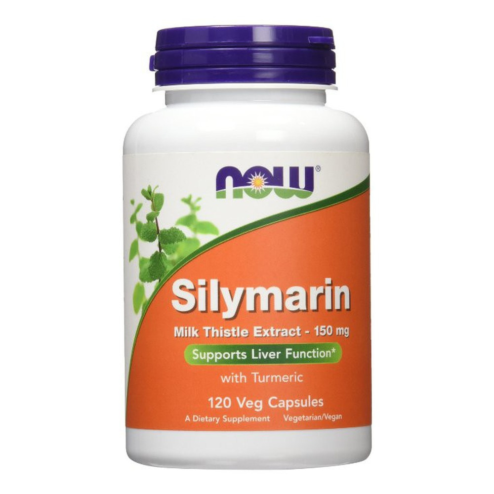Now Foods Milk Thistle Extract with Turmeric 150mg 120 Vcapsules