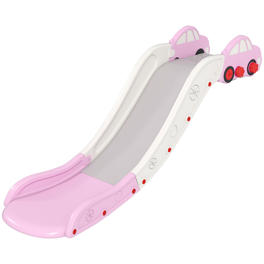 AIYAPLAY Kids Slide for Bed, Sofa, with Extended Length, Easy to assemble and Store, Pink