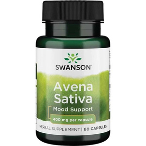 Swanson Avena Sativa 400mg 60 Capsules