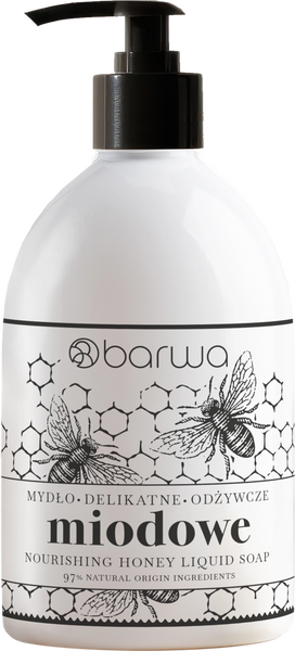 Barwa Pure Calm Odżywcze Miodowe Mydło w Płynie dla Skóry Suchej 450ml