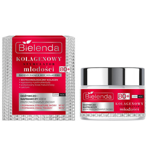 Bielenda Collagen Youth Stimulator Krem Przeciwzmarszczkowy 80+ 50ml