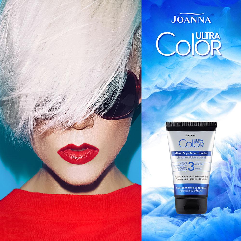 Joanna Ultra Color System Coloring Hair Conditioner Cool Blonde Shades 100ml