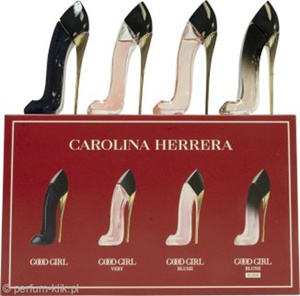Carolina Herrera Good Girl Miniature Woda Perfumowana Good Girl Blush 7ml Woda Perfumowana Very Good Girl 7ml Woda Perfumowana Good Girl 7ml Woda Perfumowana Good Girl Very Elixir 7ml Zestaw dla Kobiet 1 Sztuka