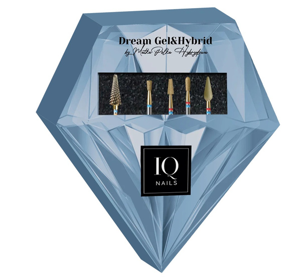 IQ Nails Dream Gel and Hybrid Manicure Set All in One 6pcs
