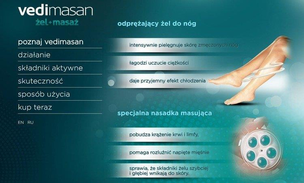 Vedimasan Relaxing Leg Gel 120ml