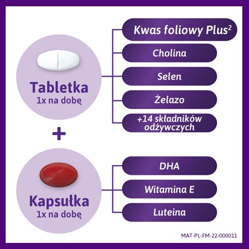 Femibion 3 Karmienie Piersią Tabletki Powlekane + Kapsułki Miękkie 28 Tabletek + 28 Kapsułek