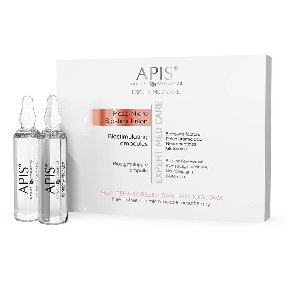 Apis Expert Med Stimulating Ampoules for Mesotherapy and Microneedling 5x10ml