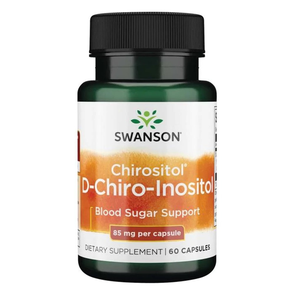 Swanson D-Chiro-Inositol 85mg Wzmocnienie Organizmu 60 Kapsułek