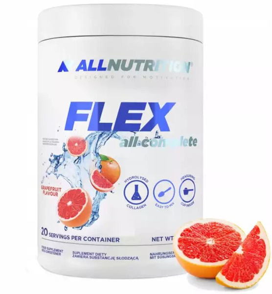 Allnutrition Flex All Complete Kolagen Hydrolizowany w Proszku Grapefruit 400g