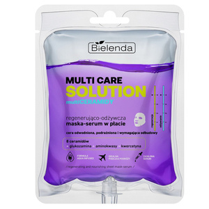 Bielenda Multi Care Solution Regenerująca i Odżywcza Maska-Serum Płacie 1 Sztuka