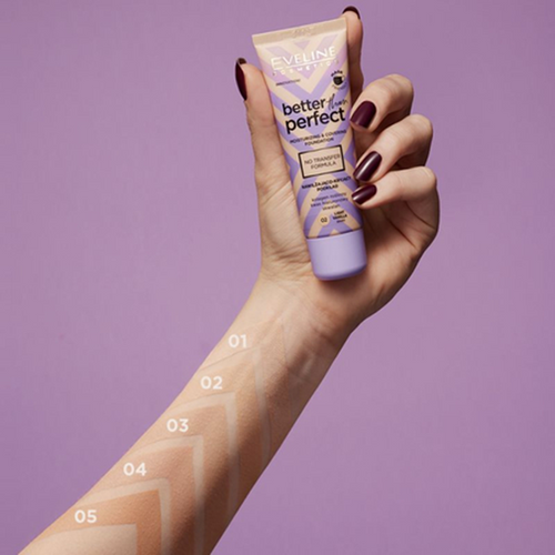 Eveline Better Than Perfect Covering Foundation No.01 Ivory Neutral 30ml