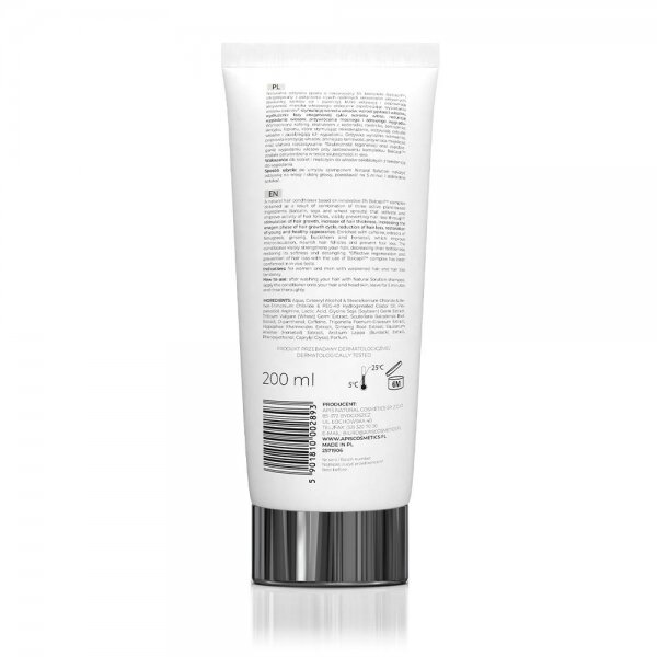Apis Natural Solution Strengthening Conditioner with 3% Baicapil™ for Weakened Hair Tend to Lose 200ml