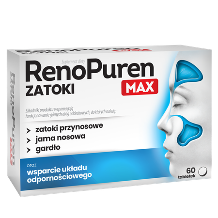 Aflofarm Renopuren Sinus Max Immune System Support 60 Pieces