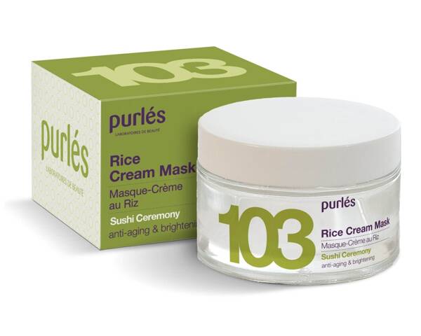 Purles 103 Sushi Ceremony Kremowa Maska Ryżowa dla każdego Rodzaju Skóry 50ml