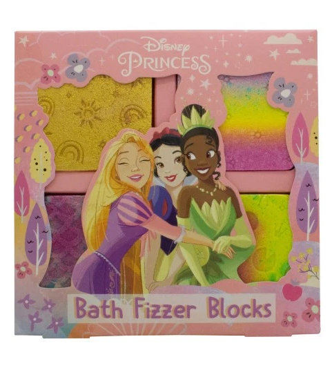 Disney Princess Bath Bomb Block Set 4x 65g