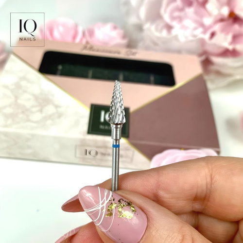 IQ Nails Expert Drill Bits For Gel Polish Gel Acrylic Cuticles Set Zestaw Frezów 5 Sztuk