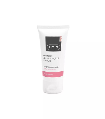Ziaja Med Soothing Treatment Face Cream Reducing Rosacea SPF6 50ml