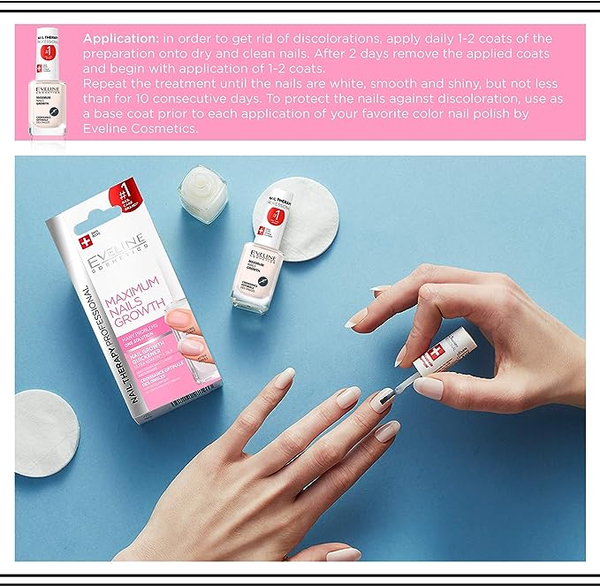 Eveline Nail Therapy Odżywka Przyśpieszająca Wzrost Paznokci 12ml