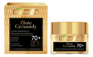 Bielenda Złote Ceramidy Ultra Naprawczy Krem Przeciwzmarszczkowy 70+ na Dzień i Noc 50ml
