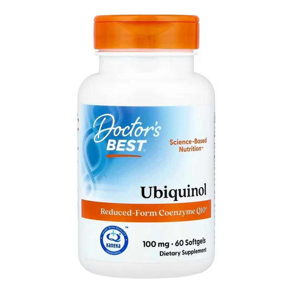 Doctor's Best Ubichinol z Kaneka, 100mg Kapsułki miękkie 60 kapsułek miękkich