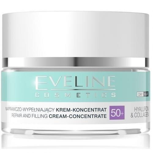 Eveline HYALURON&COLLAGEN REPAIR FILLING DAY AND NIGHT CREAM 50+ 50ML